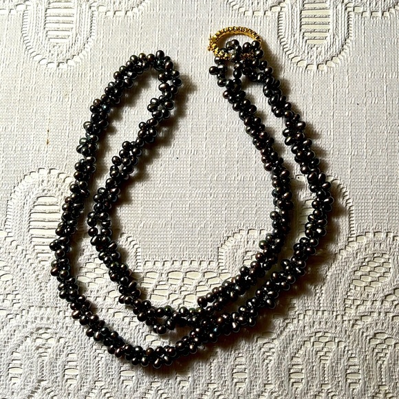 Vintage Beaded double strand necklace - Picture 2 of 5